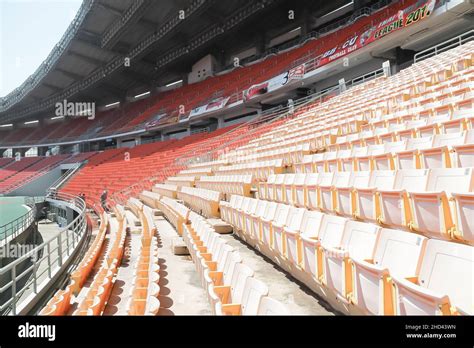 Rajamangala National Stadium with Nobody Present and Empty Seating ...