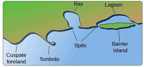 Landforms from Wave Erosion and Deposition ( Read ) | Earth Science ...