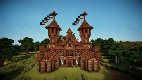 Medieval Town Hall Minecraft Map