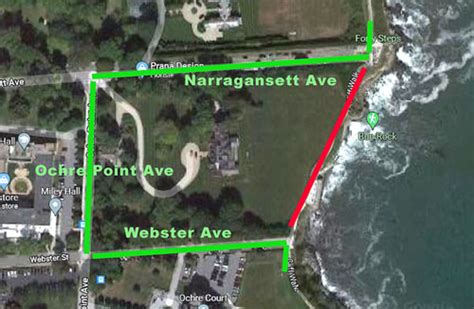 Newport, RI's Cliff Walk combines ocean views, mansions, and a rocky shore line into a 3.5 mile ...