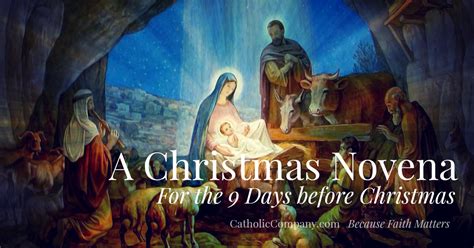 A Christmas Novena for the 9 Days before Christmas | Novena prayers, Catholic, Days before christmas