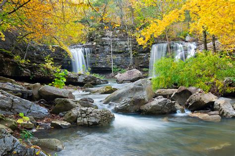 Twin Falls on Richland Creek | ©2012 William Dark; Richland Creek ...