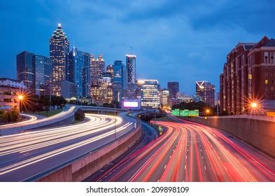 Skyline Downtown Atlanta Georgia Usa Stock Photo (Edit Now) 209898109