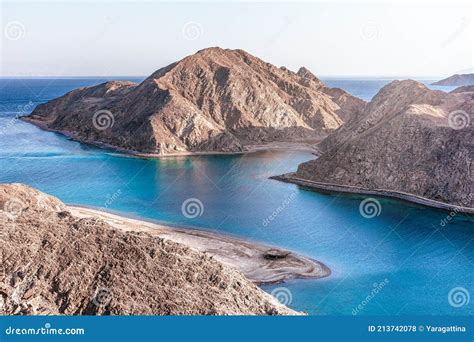 Fjord Bay in Taba, South Sinai, Egypt Stock Photo - Image of harmony, famous: 213742078