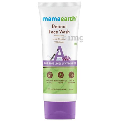 Mamaearth Retinol Face Wash: Buy tube of 100 ml Face Wash at best price in India | 1mg