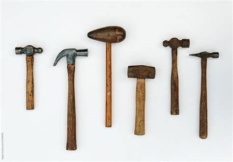 "Collection Of Vintage Hammers Of Various Kinds" by Stocksy Contributor ...