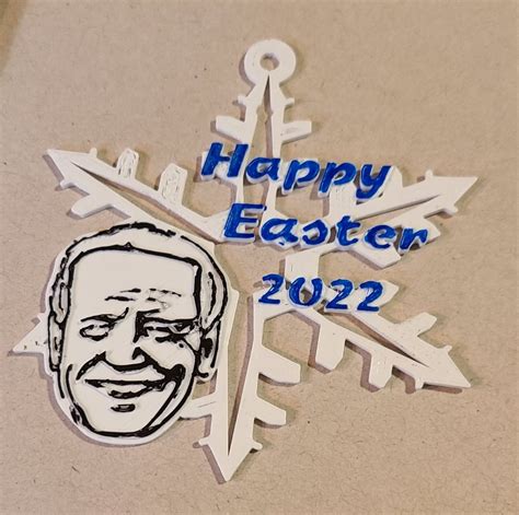 Christmas Ornament 2022 - Biden by Madog541 | Download free STL model ...