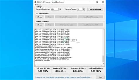 GFX Memory Speed Benchmark 1.1.22.24 Download - FileCR