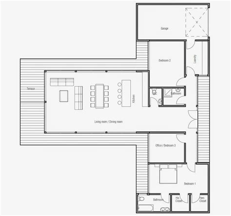 CH164 Modern Beach House Plan Beach House Plans