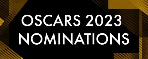 Oscar Nominations 2023 List: Nominees by Category - Oscars 2023 News ...