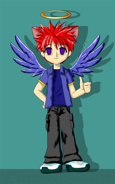 Good Winged Kitten Boy by Midnight-Dark-Angel on DeviantArt