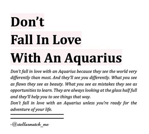 Aquarius Woman Love Quotes