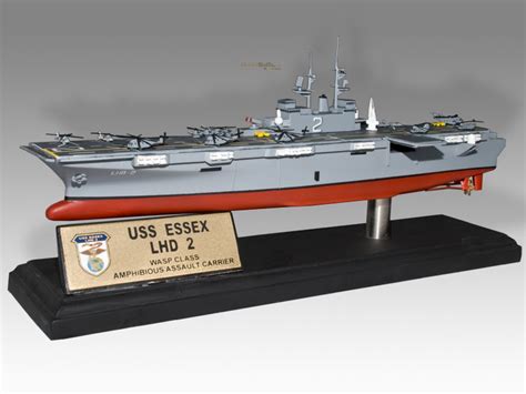 USS Essex LHD-2 WASP Class Amphibious Assault Carrier Model Boats, Ships & Submarines $714.00 ...