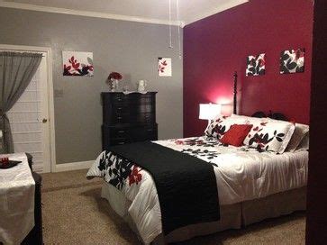 Red And Gray Bedroom Design Ideas, Pictures, Remodel and Decor | Affordable bedroom furniture ...