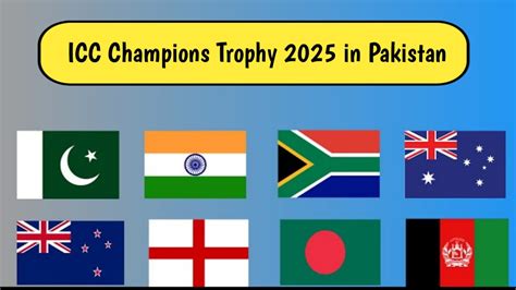 ICC Champions Trophy 2025 Schedule and Venues