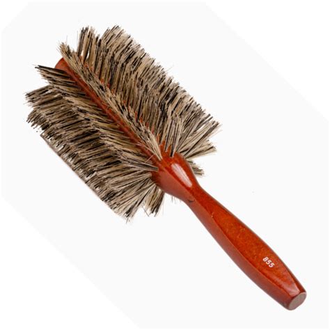 Long Boar Bristle Round Brush - Hairsense.com