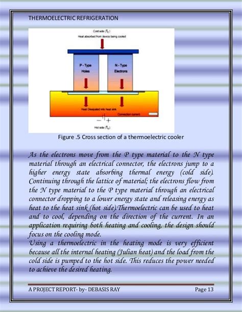 Thermoelectric cooling