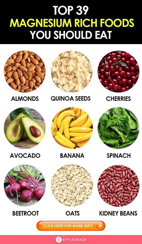 Magnesium Rich Foods List Printable | Porn Sex Picture