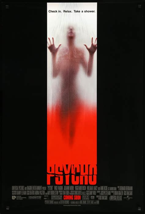 Psycho (1998) One-Sheet Movie Poster - Original Film Art - Vintage Movie Posters