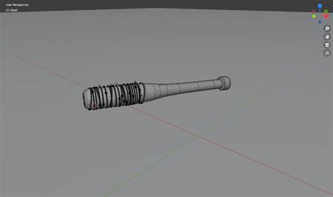 Negan's Bat Lucille - 3D Model by Khatri3d