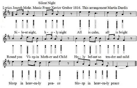 Silent Night Tin Whistle Sheet Music - Irish folk songs