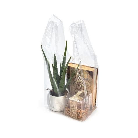 Clear Plastic Bags with Handles - Large Plastic Bags [CHB1]