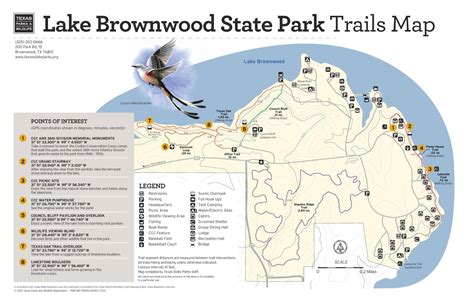 Lake Brownwood State Park: Trails Map - The Portal to Texas History