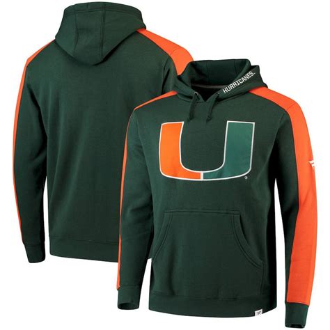 Miami Hurricanes Iconic Fleece Pullover Hoodie – US Sports Nation