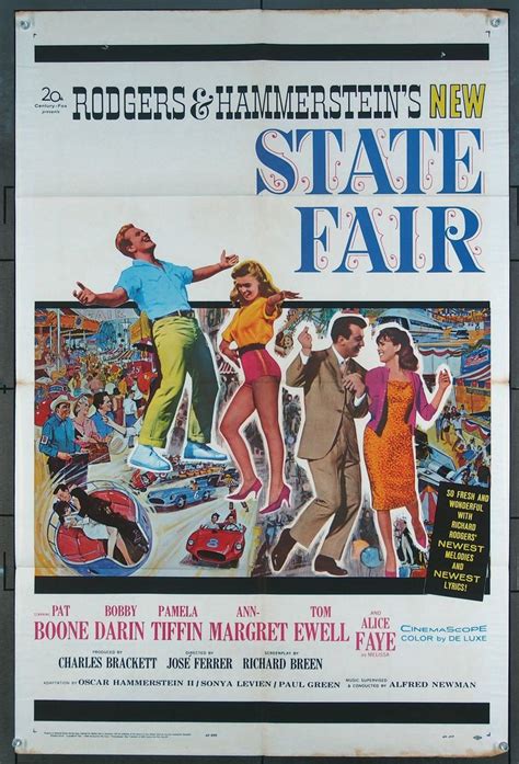 STATE FAIR (1962) 11222 | State fair, Musical movies, Bobby darin