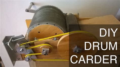 DIY Drum Carder - Full Plans on Etsy - YouTube