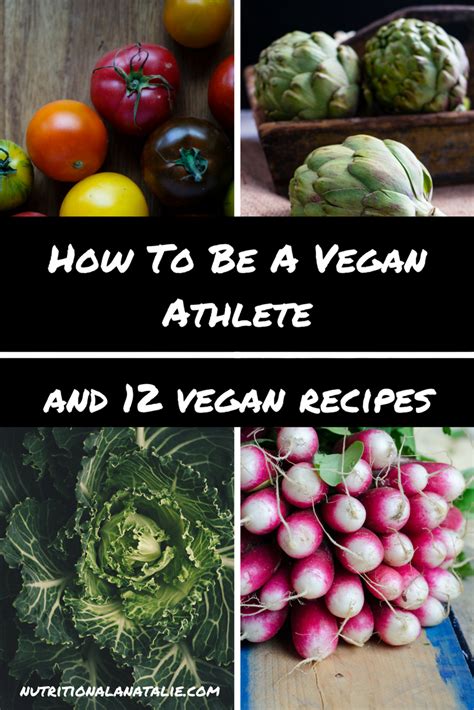 Tip for being a vegan athlete + 12 vegan recipes for athletes | Vegan athlete meal plan, Vegan ...