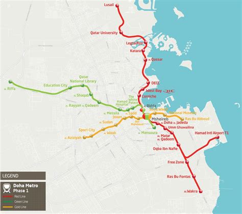 Doha Train Map