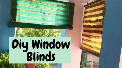 DIY Window Blinds - YouTube