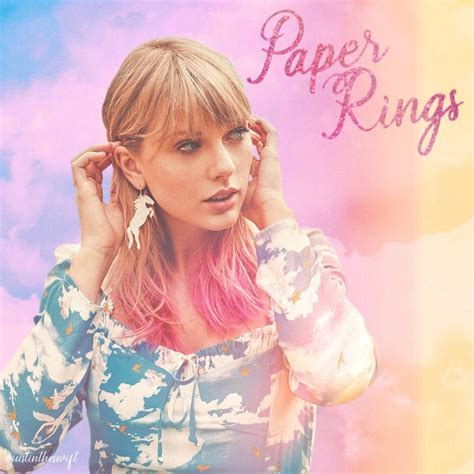 Paper Rings | Taylor swift posters, Taylor swift, Paper ring