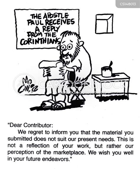 Rejection Letter Cartoons and Comics - funny pictures from CartoonStock