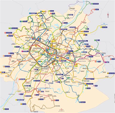 Tramways à Bruxelles - Lignes, plan, horaires et tarifs