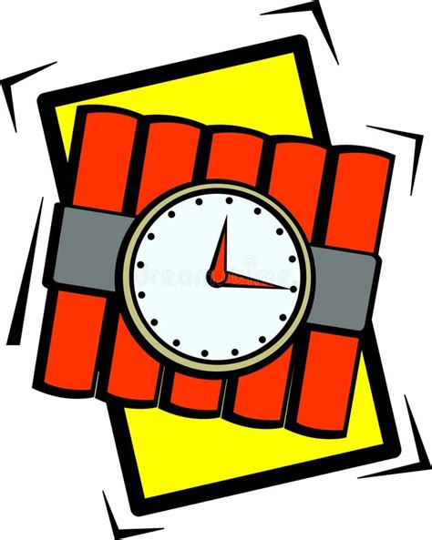 Time Bomb Vector Illustration Royalty Free Stock Images - Image: 3083389