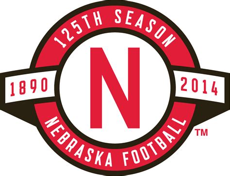 Nebraska Cornhuskers Anniversary Logo - NCAA Division I (n-r) (NCAA n-r) - Chris Creamer's ...