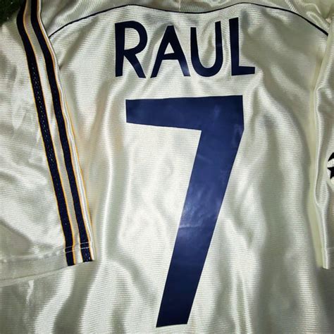 Raul Real Madrid Home 1998 1999 INTERCONTINENTAL CUP Jersey Shirt Cami – foreversoccerjerseys