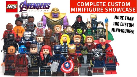 Lego Avengers Minifigures 250 Marvel DC Thor Infinity War End Game ...