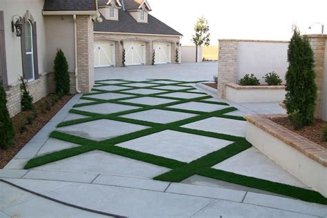 Not your everyday driveway. #synlawn | Installing synthetic grass, Artificial grass backyard ...