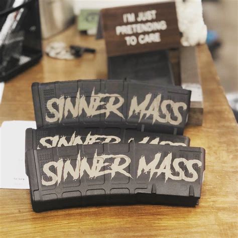 Custom Engraved Magazines - Sinner Mass