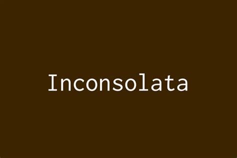 Inconsolata Font - Fonts Hut