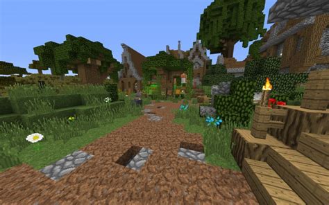 Farm village for adventure based map Minecraft Project