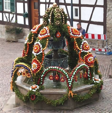 German Easter Fountains- a German Easter Tradition