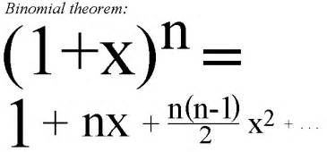 PHYS208 Binomial Theorem