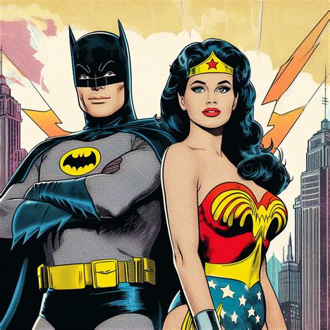 Wonder Woman and Batman - Retro Comic by Nega1 on DeviantArt