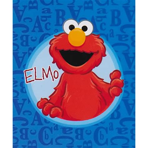 Sesame Street: Elmo Fleece Throw Blanket - Funstra