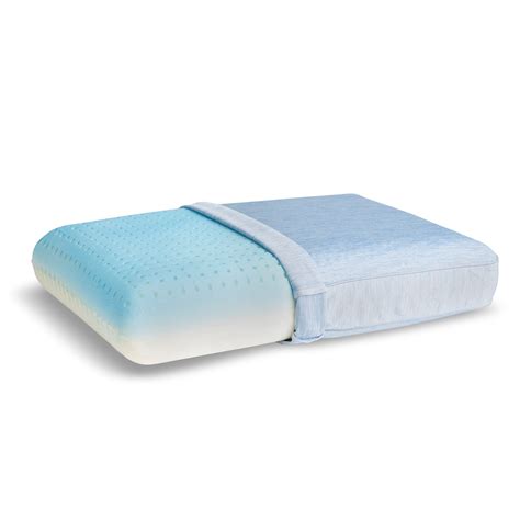 Beautyrest Silver Aquacool Memory Foam Pillow, Standard/Queen, 16” x 25 ...