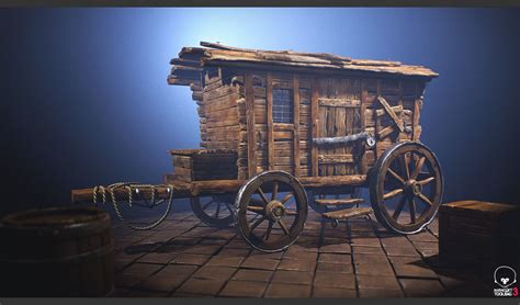 Wooden Carriage, Alex Reshetko | Concept art, Horse stencil, Wooden